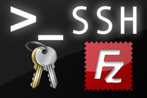sftp filezilla key