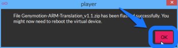 Genymotion ARM Translation Installer 3