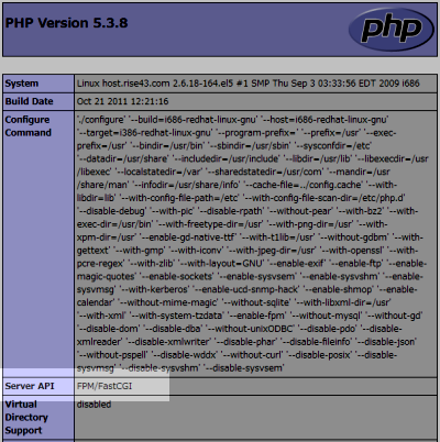 nginx-phpinfoの初期画面
