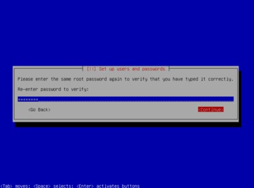 Debian インストール ルートパスワード