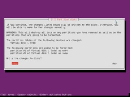 Ubuntu  インストール パーティション