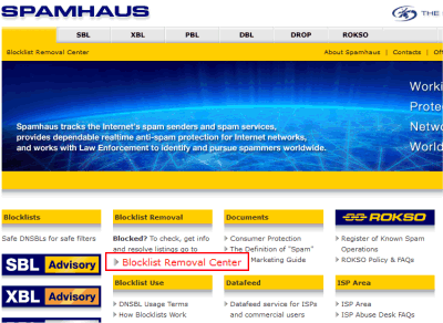 spamhaus spam