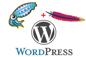 wordpress squid apache